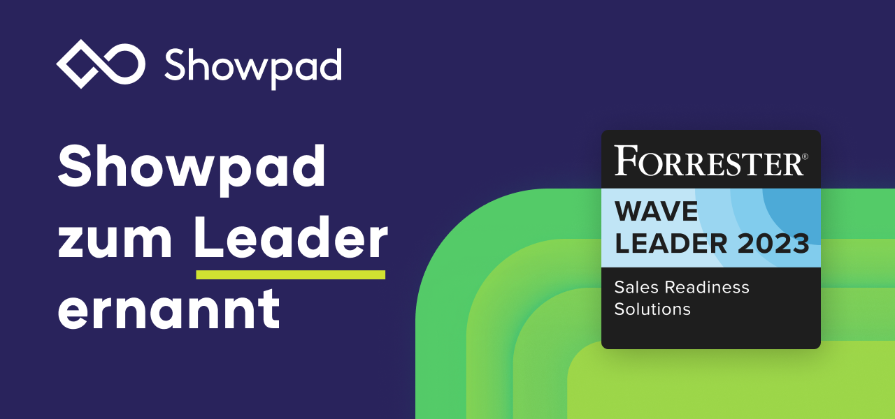 Forrester Wave™ Q4 2023 Report: Showpad an der Spitze der Sales Readiness Solutions