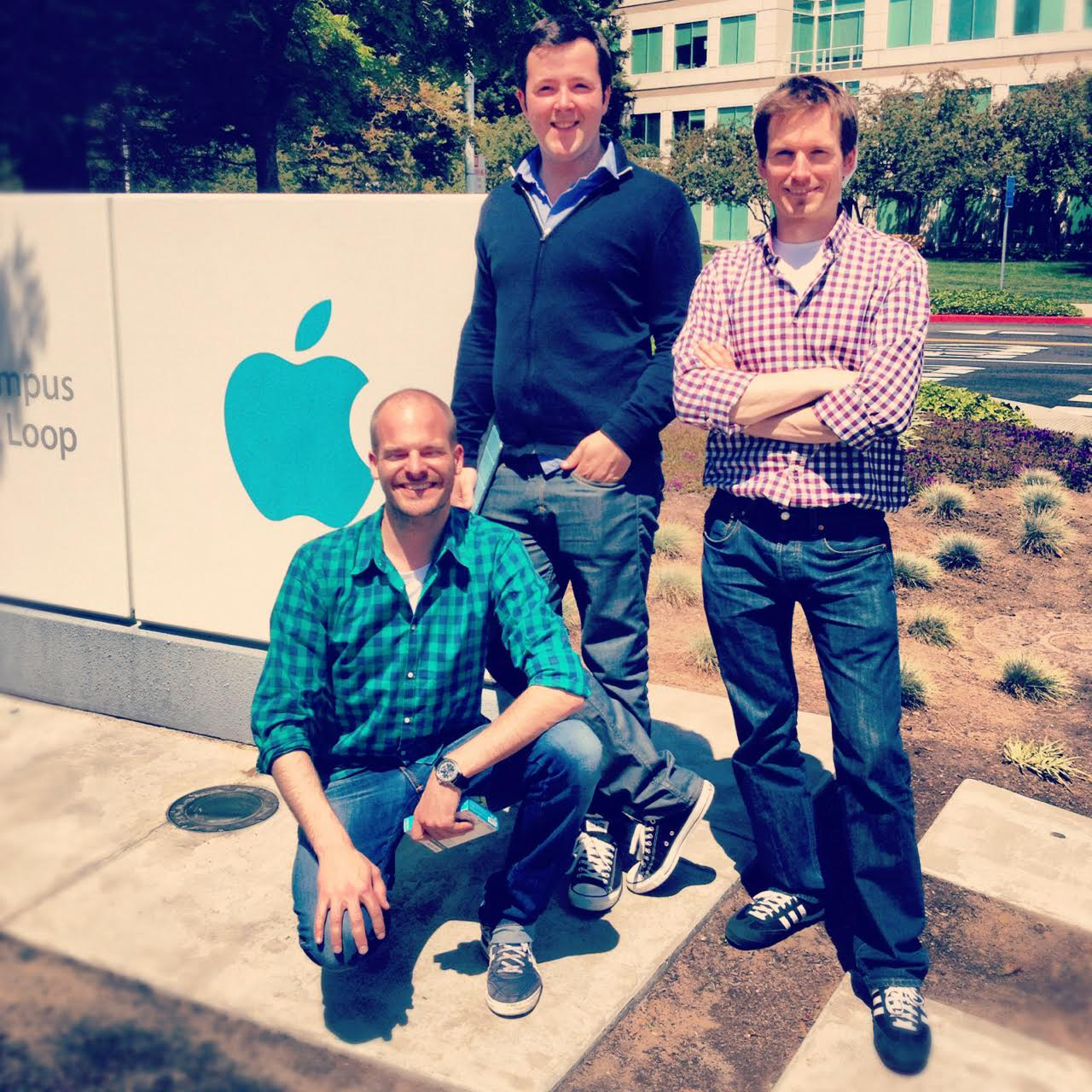 Showpad Founders at Apple Campus